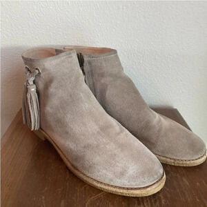 Kate Spade Women’s Grey/Brown suede ankle boots size 8.5 Nice Condition